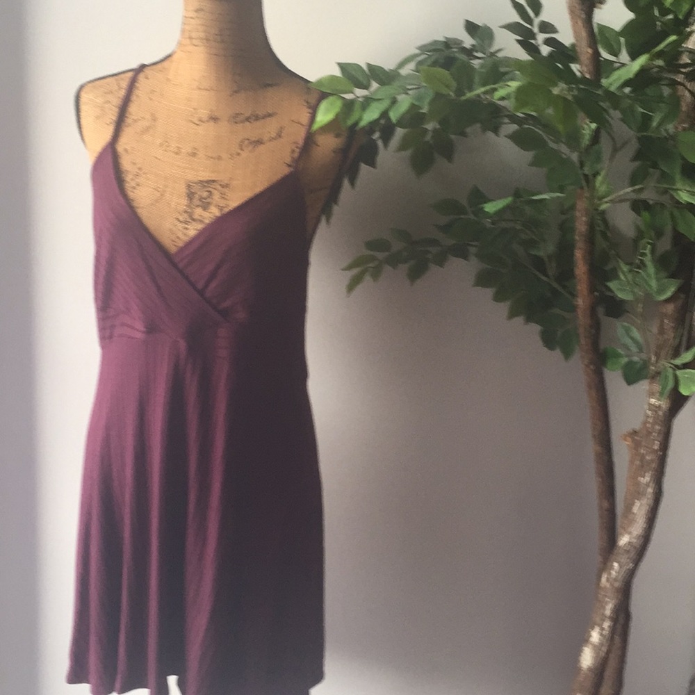 NWT Ribbed purple sundress